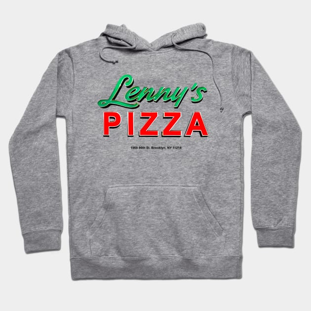 Lenny's Pizza Hoodie by Pop Fan Shop